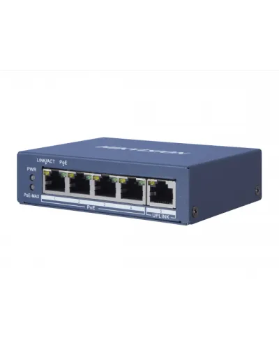 DS-3E0505P-E/M. Коммутатор с питанием POE. Hikvision в Щелково