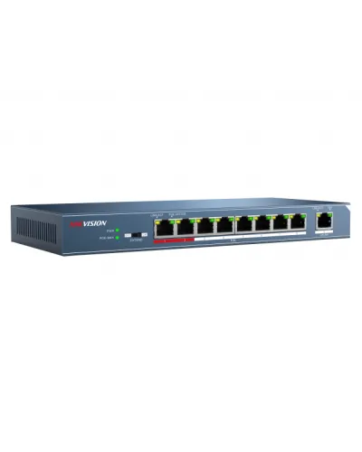 DS-3E0109P-E/M(B). Коммутатор с питанием POE. Hikvision в Щелково