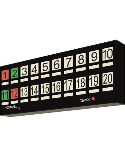 MP-730W2. Табло отображения. Hostcall в Щелково