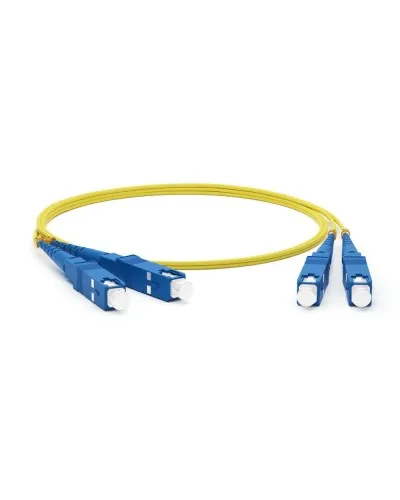 FC-D2-9-SC/UR-SC/UR-H-1M-LSZH-YL. Патч-корд волоконно-оптический. Hyperline в Щелково