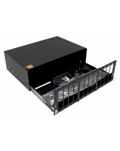 FO-19R-3U-12xSLT-W140H42-96UN-BK. Кросс оптический 19. Hyperline в Щелково