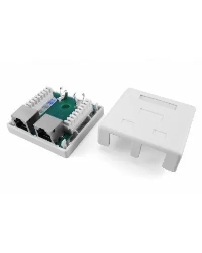 SB1-2-8P8C-C5e-SH-WH. Розетка RJ-45. Hyperline в Щелково
