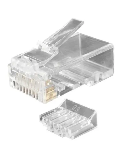 PLUG-8P8C-UV-C6-100 (100 шт). Разъем RJ-45. Hyperline в Щелково