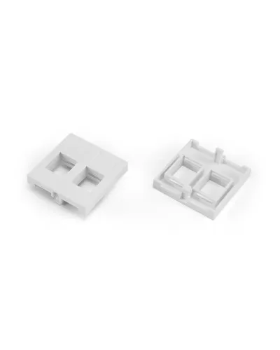 SIP2-2N-M45-45. Вставка 45x45 (аналог Mosaic) для 2х модулей формата Keystone Jack. Hyperline в Щелково