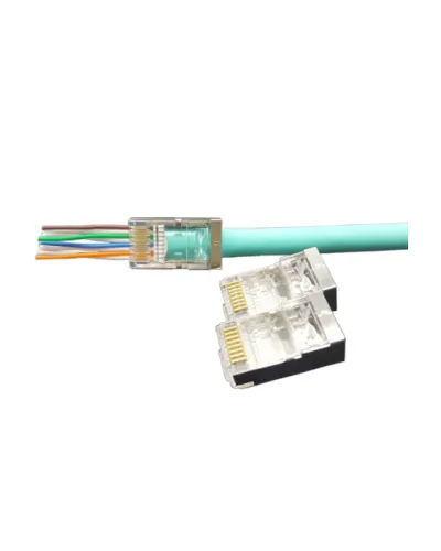 PLEZ-8P8C-U-C6-SH-100 (100 шт). Разъем RJ-45. Hyperline в Щелково