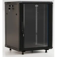 TWB-FC-1845-GP-RAL9004. Шкаф телекоммуникационный 19 настенный 18U. Hyperline