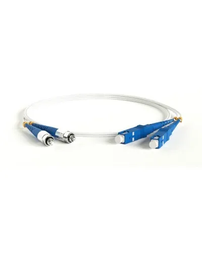 FC-D2-9A1-FC/UR-SC/UR-H-1M-LSZH-WH. Патч-корд волоконно-оптический SC-FC. Hyperline в Щелково