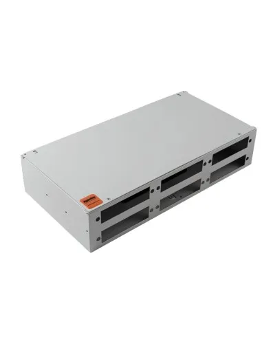 FO-19R-2U-6xSLT-W140H42-48UN-GY. Кросс оптический 19. Hyperline в Щелково