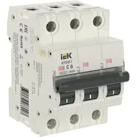 M06N 3P C 6А 6кА ARMAT (AR-M06N-3-C006). Автоматический выключатель. IEK