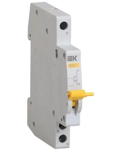 Контакт состояния на DIN-рейку КС47 (MVA01D-KS-1). Контакт состояния. IEK в Щелково