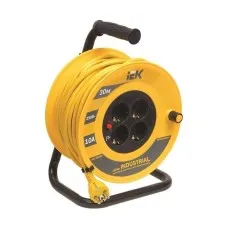 УК40 4 места, 40м (WKP14-10-04-40). Удлинитель на катушке Industrial. IEK