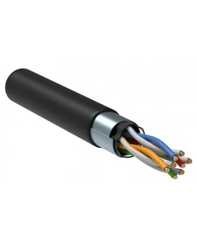 GENERICA F/UTP кат.5E 24AWG 4 пары LDPE черный (BC3-C5E04-339-305-R-G). Кабель «витая пара» (LAN) для структурированных систем связи. IEK в Щелково