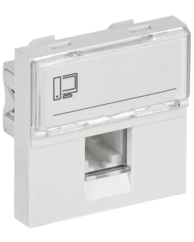 Розетка RJ45 кат.6 PRIMER РКИ-20-00-П-6 белый IEK (PR-KK40D-RI-0-2-1C06U-K01). Розетка RJ-45. IEK в Щелково