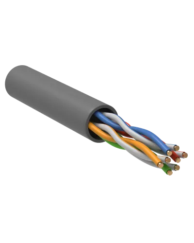 GENERICA U/UTP кат.5E 24AWG 4 пары PVC серый (BC1-C5E04-111-305-R-G). Кабель «витая пара» (LAN) для структурированных систем связи. IEK в Щелково