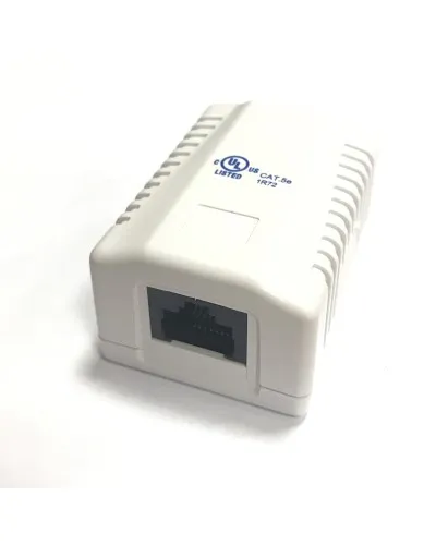 RJ-45-1 (8P8C) CAT5e, 1 выход (LISTED) компьютерная розетка: Розетка компьютерная 1 выход в Щелково