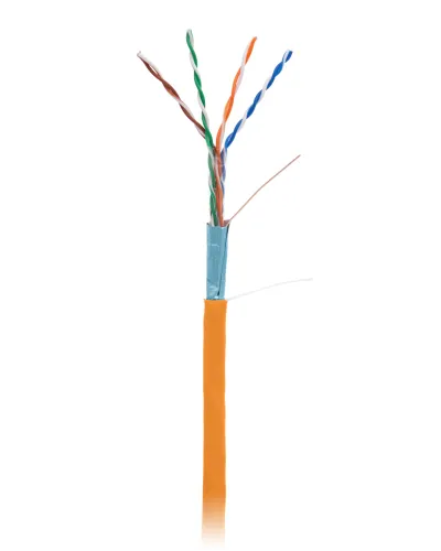 F/UTP 4pair, Cat5e, In, LSZH (EC-UF004-5E-LSZH-OR). Кабель «витая пара» (LAN) для структурированных систем связи. NETLAN в Щелково