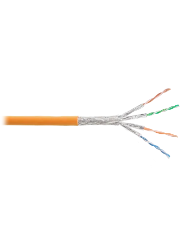 S/FTP 4pair, Cat6a, Solid, In, нг(А)-HF (NMC 9555C-OR). Кабель «витая пара» (LAN) для структурированных систем связи. NIKOMAX в Щелково