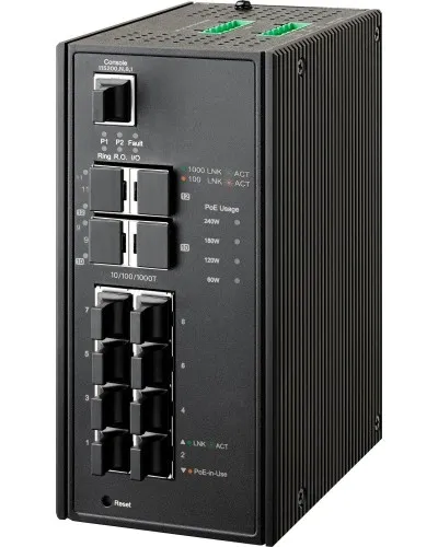 NIS-3500-3412PGE (64PY0804). Коммутатор управляемый с PoE. NSGate в Щелково