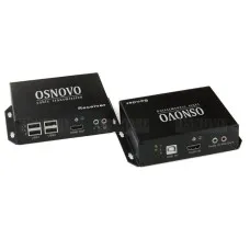 TLN-HiKMA/1+RLN-HiKMA/1. Удлинитель HDMI, USB, RS232, ИК-сигнала. OSNOVO