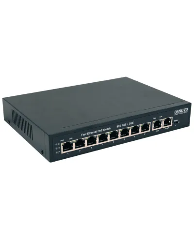 SW-20820(120W). Коммутатор 10-портовый  Gigabit Ethernet с PoE. OSNOVO в Щелково