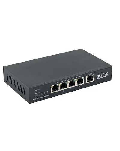 SW-8050/D. Коммутатор 5-портовый  Gigabit Ethernet с PoE. OSNOVO в Щелково