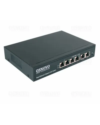 SW-20600/A(80W). Коммутатор Fast Ethernet на 6 портов. OSNOVO в Щелково