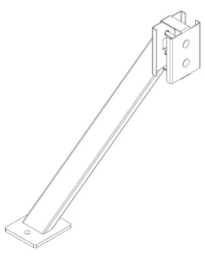 PERCo-MB-16.9. Упор для стоек секции ограждения. PERCo в Щелково