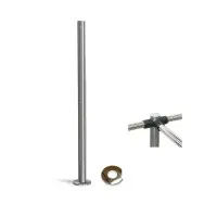 PERCo-BH02 2-03 с крышкой. Трехсторонняя стойка. PERCo