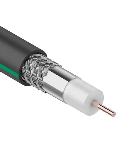 SAT 703 B, Cu/Al/Al, 75%, 75 Ом, 100 м, черный OUTDOOR. PROconnect. (01-2436-1). Кабель коаксиальный радиочастотный. PROCONNECT в Щелково