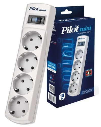 Pilot mini 5м. Сетевой фильтр. Pilot в Щелково