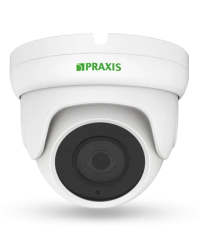 PE-7141IP 2.8. Видеокамера IP купольная. Praxis в Щелково