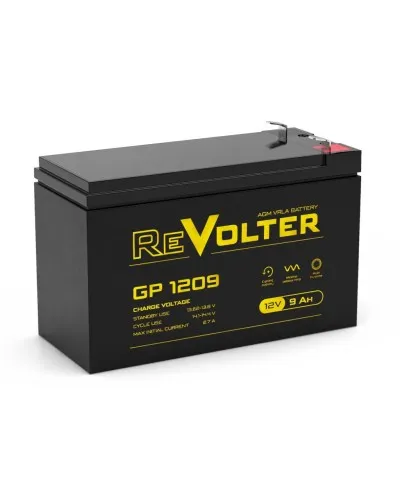 Revolter GP 1209. Аккумулятор автомобильный герметичный свинцово-кислотный. Revolter в Щелково