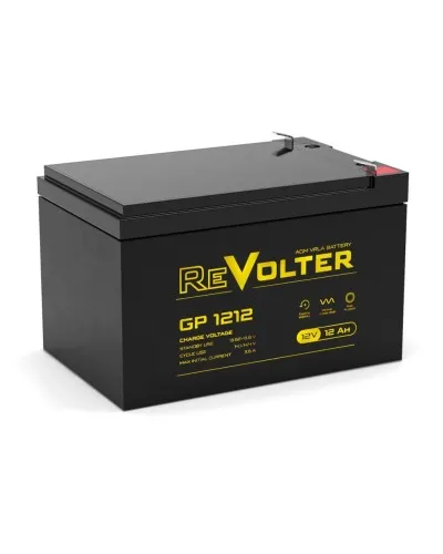 Revolter GP 1212. Аккумулятор автомобильный герметичный свинцово-кислотный. Revolter в Щелково
