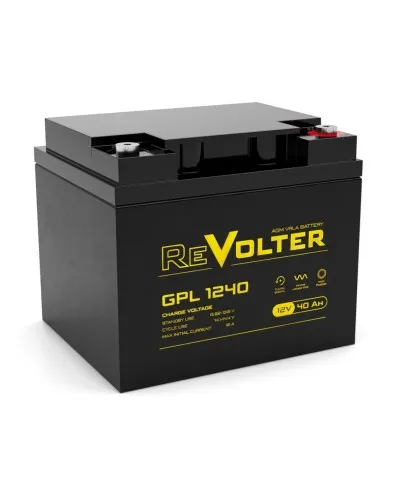 Revolter GPL 1240. Аккумулятор автомобильный герметичный свинцово-кислотный. Revolter в Щелково