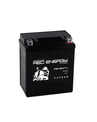 Red Energy RS 1207.1. Аккумулятор герметичный свинцово-кислотный стартерный. Red Energy в Щелково