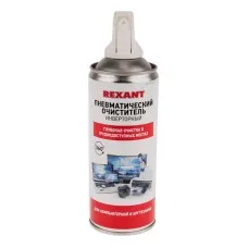 Пневматический очиститель DUST OFF, REXANT, 230 мл, аэрозоль, инверторный (85-0001-1): Баллон со сжатым воздухом