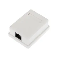 Розетка компьютерная внешняя 1-порт, UTP RJ-45 (8P8C), CAT 5e REXANT (03-0121): Розетка RJ-45
