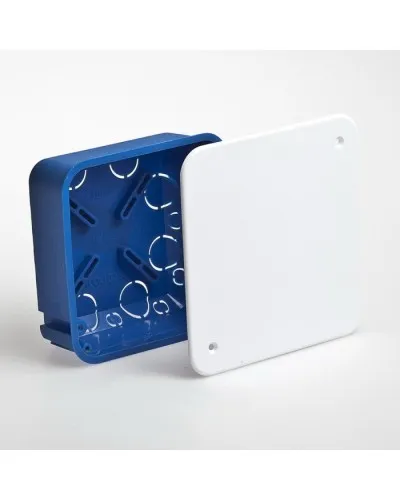 Коробка TYCO 100х100х45 (10160). Коробка ответвительная с крышкой для скрытого монтажа. RuVinil в Щелково