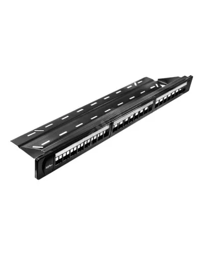 Модульная патч-панель 19", под 24 модуля Keystone, UTP, 1U (10-0401): Модульная патч-панель под 24 модуля, UTP, 1U в Щелково