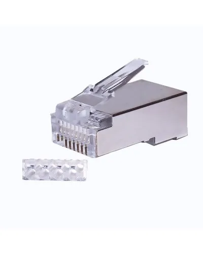 Коннекторы 8P8C FTP Cat.6 3U (RJ-45) (100шт) (10-0202). Разъем RJ-45. SUPRLAN в Щелково