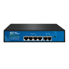 ST-S45POE (версия 4). Сетевой PoE коммутатор . Space Technology