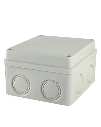 Коробка ОП 110х110х70мм, крышка на винтах, IP55, 8вх., без гермовводов (SQ1401-0814). Распаячная коробка. TDM ЕLECTRIC в Щелково