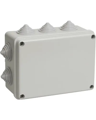 Коробка ОП 150х110х70мм, крышка, IP44, 10 гермовводов (SQ1401-1241). Распаячная коробка. TDM ЕLECTRIC в Щелково