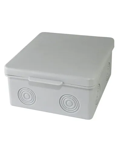 Коробка ОП 100х100х55мм, крышка, IP54, 8вх., без гермовводов (SQ1401-0823). Распаячная коробка. TDM ЕLECTRIC в Щелково