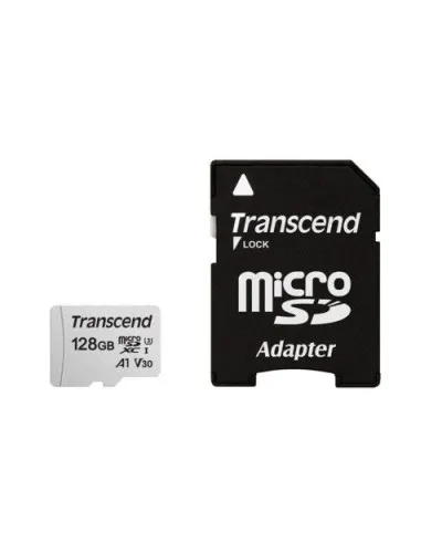 TS128GUSD300S-A. Карта памяти microSDXC, 128 ГБ, Class 10. TRANSCEND в Щелково