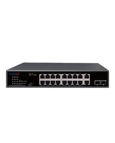 TR-NS14202S-185-16POE. Коммутатор с PoE. Trassir в Щелково
