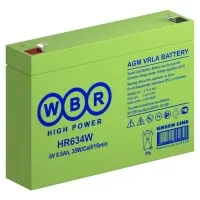 WBR HR634W. Аккумулятор герметичный свинцово-кислотный. WBR