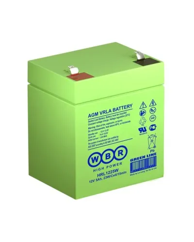 WBR HRL1225W. Аккумулятор герметичный свинцово-кислотный. WBR в Щелково