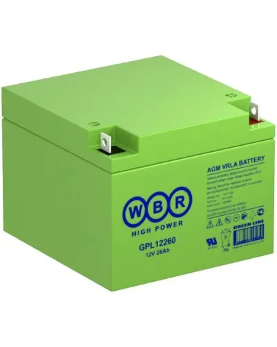 WBR GPL12260. Аккумулятор герметичный свинцово-кислотный. WBR в Щелково