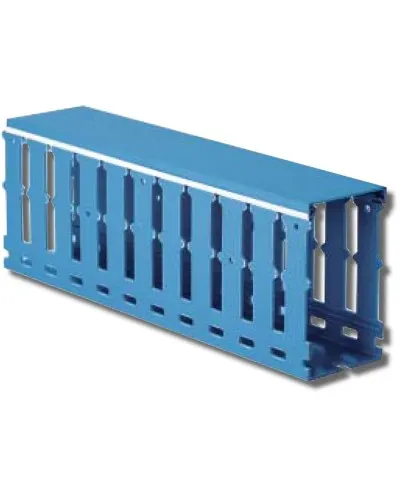 Короб перфорированный, синий RL12 25x80 (01137RL): Короб перфорированный в Щелково